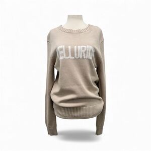 Ellsworth And Ivey Cotton Telluride Camel Sweater Size Medium